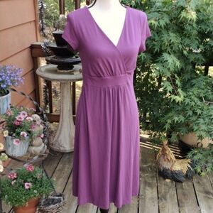 Boden Mauve Midi Dress